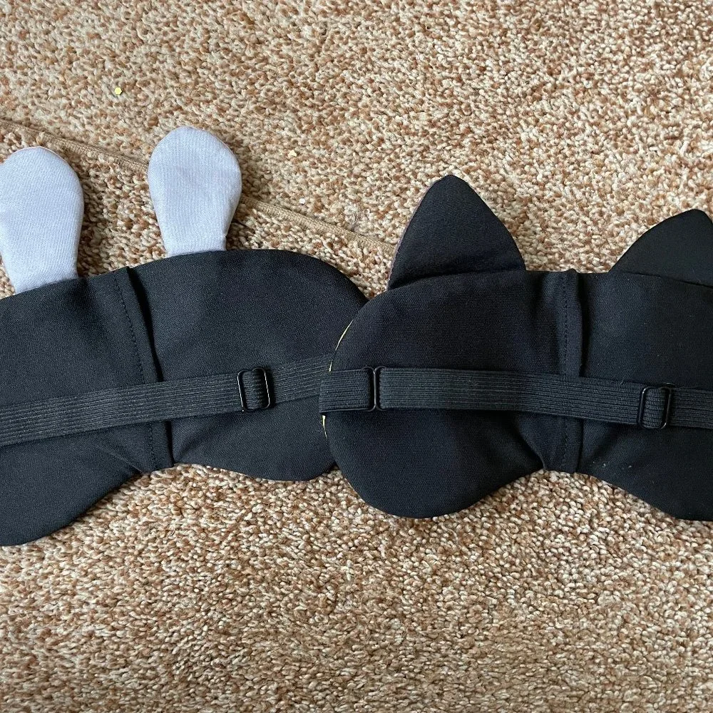 2 Animal sleep mask